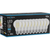 Mexen Vintis 10x LED Filament Bulb E27, A60, 6W, Cool - 6500K, 720 lm, Clear - L150-E27-0665-00x10