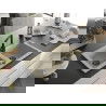 Mexen Mario 2-compartment granite sink with a kitchen mixer tap Rita, Beige - 6504-69-670300-70