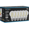 Mexen Vintis 6x LED filament bulb E27, A60, 8W, Neutral - 4000K, 1055 lm, clear - L150-E27-0840-00x06