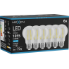 Mexen Vintis 6x LED Filament Bulb E27, A60, 8W, Cool - 6500K, 1055 lm, clear - L150-E27-0865-00x06