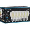 Mexen Vintis 6x LED Filament Bulb E27, A60, 10W, Cold - 6500K, 1320 lm, clear - L150-E27-1065-00x06