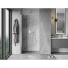 Mexen Mist-F folding shower door left 95 cm, transparent, chrome - 8A6-095-000-01-00-L