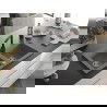 Mexen Mario 2-compartment granite sink with a kitchen mixer tap Rita, Grey - 6504-71-670300-70