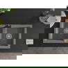 Mexen Mario 2-compartment granite sink with a kitchen mixer tap Rita, Grey - 6504-71-670300-70
