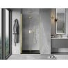 Mexen Mist-F folding shower door left 110 cm, transparent, gold - 8A6-110-000-50-00-L