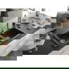 Mexen Mario 2-compartment granite sink with a kitchen mixer tap Rita, Black/Silver metallic - 6504-73-670300-00