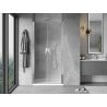 Mexen Mist 75 cm pivot shower door, transparent, chrome - 8A7-075-000-01-00