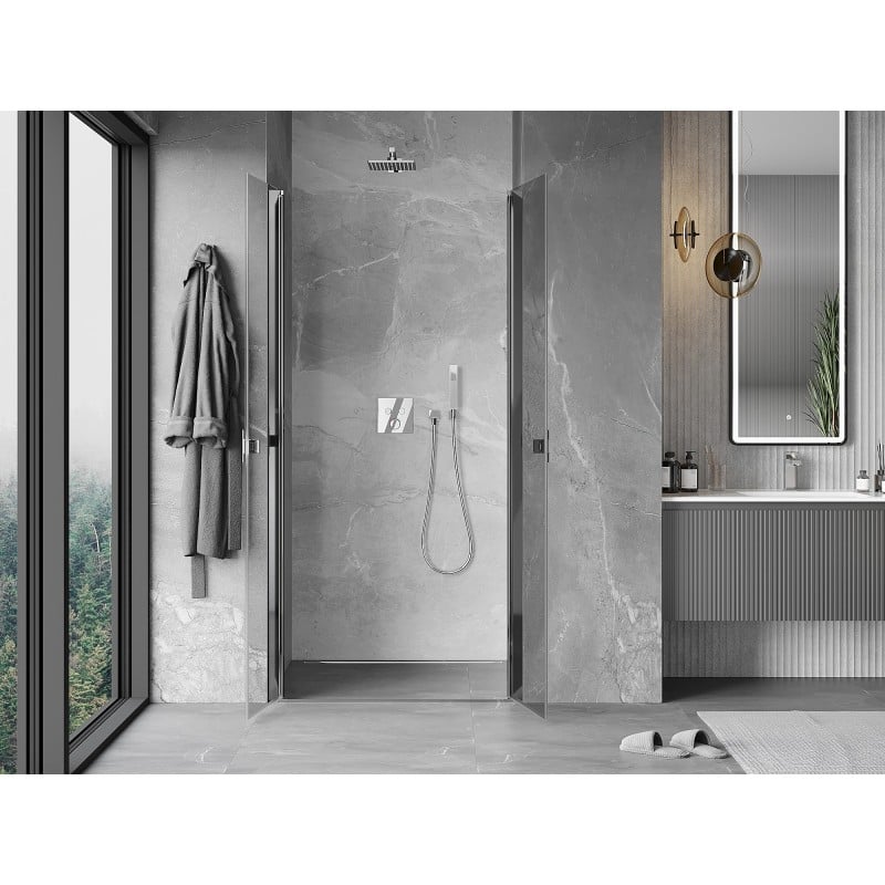 Mexen Mist Shower Doors Hinged 120 cm, Transparent, Chrome - 8A7-120-000-01-00