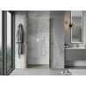 Mexen Mist 95 cm Hinged Shower Door, Transparent, Gold - 8A7-095-000-50-00
