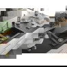 Mexen Mario 2-compartment granite sink with a kitchen mixer tap Rita, spotted black - 6504-76-670300-00