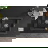 Mexen Mario 2-compartment granite sink with a kitchen mixer tap Rita, spotted black - 6504-76-670300-00