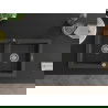 Mexen Mario 2-compartment granite sink with a kitchen mixer tap Rita, spotted black - 6504-76-670300-70