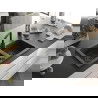Mexen Mario 2-compartment granite sink with a kitchen mixer tap Rita, spotted black - 6504-76-670300-70-B