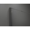 Mexen Kioto Walk-in shower wall 120 x 200 cm, black ombre 8 mm, brushed gun gray - 800-120-101-66-76