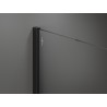 Mexen Kioto Walk-in shower wall 120 x 200 cm, black ombre 8 mm, black - 800-120-101-70-76