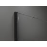 Mexen Kioto Walk-in Shower Wall 150 x 200 cm, Black Ombre 8 mm, Black - 800-150-101-70-76
