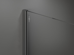 Mexen Kioto Walk-in Shower Screen 90 x 200 cm, Black Ombre 8 mm, Gun Metal - 800-090-101-95-76
