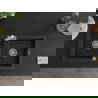 Mexen Mario 2-compartment granite sink with a kitchen mixer tap Rita, Black - 6504-77-670300-00