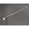 Mexen Kioto Walk-in Shower Wall 90 x 200 cm, Black Ombre 8 mm, Brushed Nickel - 800-090-101-97-76