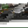Mexen Mario 2-compartment granite sink with a kitchen mixer tap Rita, Black - 6504-77-670300-50-B