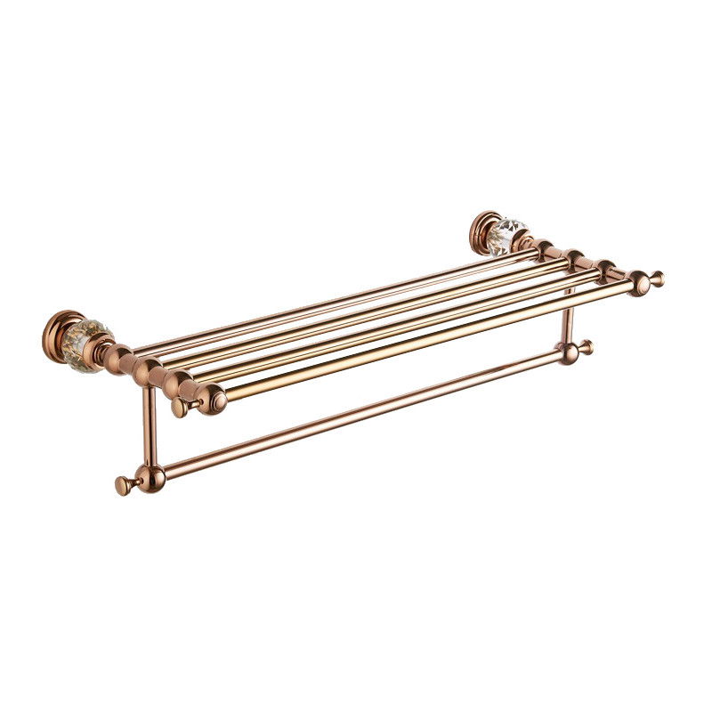 Mexen Estela towel shelf, Rose gold - 7011520-60