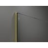 Mexen Kioto Walk-in Shower Wall 110 x 200 cm, White Ombre 8 mm, Gold - 800-110-101-50-86