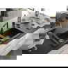 Mexen Mario 2-compartment granite sink with a kitchen mixer tap Rita, Black - 6504-77-670300-70