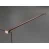 Mexen Kioto Walk-in Shower Screen 100 x 200 cm, White Ombre 8 mm, Brushed Copper - 800-100-101-65-86