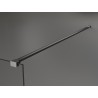 Mexen Kioto Walk-in shower wall 120 x 200 cm, white ombre 8 mm, brushed gun gray - 800-120-101-66-86