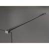 Mexen Kioto Walk-in Shower Wall 140 x 200 cm, white ombre 8 mm, brushed gun gray - 800-140-101-66-86