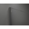 Mexen Kioto Walk-in Shower Screen 130 x 200 cm, White Ombre 8 mm, Gun Metal - 800-130-101-95-86