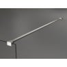 Mexen Kioto Walk-in Shower Wall 80 x 200 cm, White Ombre 8 mm, Brushed Nickel - 800-080-101-97-86