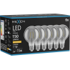 Mexen Vintis 6x LED Filament Bulb E27, G80, 2W, Warm - 2200K, 150 lm, smoke - L155-E27-0222-70x06