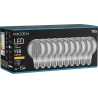 Mexen Vintis 10x LED Filament Bulb E27, G80, 2W, Warm - 2200K, 150 lm, smoke - L155-E27-0222-70x10