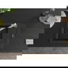 Mexen Enzo 1-compartment granite sink with a drip tray and kitchen mixer tap Rita, Black/Silver metallic - 6506-73-670300-00