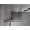 Mexen Mist-F folding shower enclosure left 90 x 90 cm, transparent, chrome - 8A6T-090-090-01-00-L