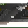 Mexen Enzo 1-compartment granite sink with a drip tray and kitchen mixer tap Rita, spotted black - 6506-76-670300-76