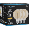 Mexen Vintis LED Filament Spiral Bulb E27, G95, 6W, Warm - 2200K, 530 lm, amber - L167-E27-0622-50