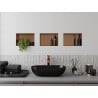 Mexen X-Wall-NR niche shelf without flange 30 x 20 cm, brushed copper - 19C1302010
