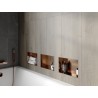Mexen X-Wall-NR niche shelf without flange 30 x 20 cm, brushed copper - 19C1302010