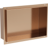 Mexen X-Wall-NR niche shelf without flange 30 x 20 cm, brushed copper - 19C1302010