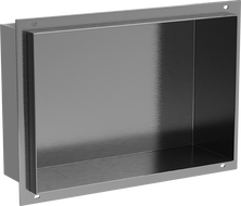 Mexen X-Wall-NR recessed shelf without flange 30 x 20 cm, brushed gun gray - 19E1302010