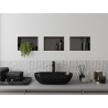 Mexen X-Wall-NR recessed shelf without flange 30 x 20 cm, brushed gun gray - 19E1302010