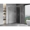 Mexen Mist-F foldable shower enclosure right 110 x 90 cm, transparent, chrome - 8A6T-110-090-01-00-P