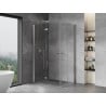 Mexen Mist-F Duo folding shower cabin left 85 x 70 cm, transparent, chrome - 8A6-085L-070P-01-00