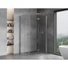 Mexen Mist-F Duo right folding shower cabin 75 x 90 cm, transparent, chrome - 8A6-075L-090P-01-00