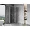Mexen Mist-F Duo Folding Shower Cabin 110 x 110 cm, Transparent, Chrome - 8A6-110L-110P-01-00