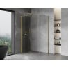 Mexen Mist-F left folding shower cabin 70 x 75 cm, transparent, gold - 8A6T-070-075-50-00-L