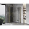 Mexen Mist-F Duo folding shower enclosure left 110 x 85 cm, transparent, gold - 8A6-110L-085P-50-00