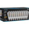 Mexen Vintis 10x LED Filament Bulb E27, ST64, 4W, Warm - 2200K, 300 lm, smoke - L152-E27-0422-70x10